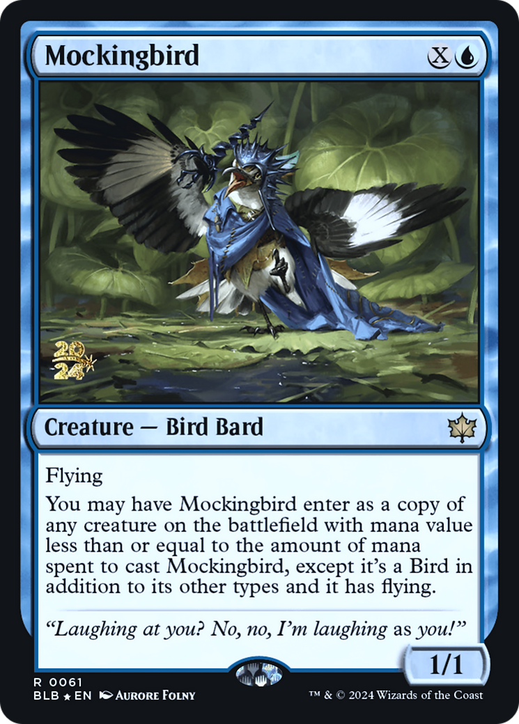 Mockingbird (PRE-61S) [Bloomburrow Promos] Foil