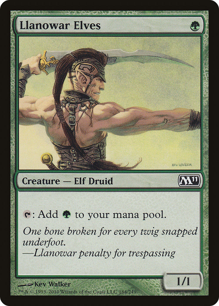 Llanowar Elves (M11-184) [Magic 2011]