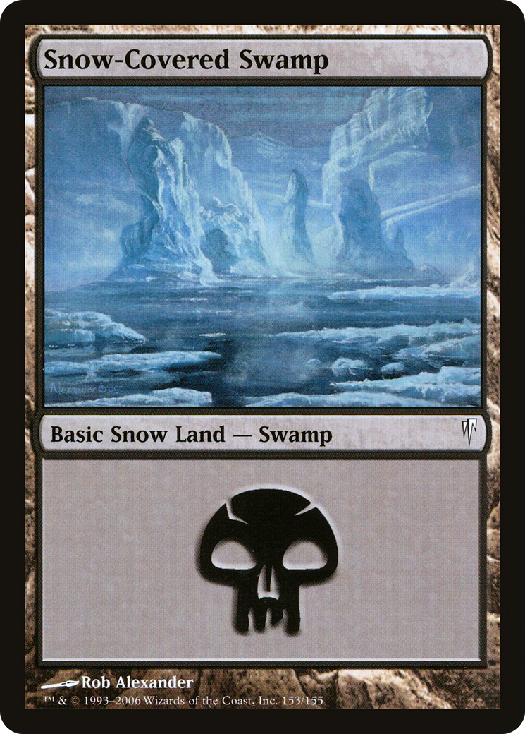 Snow-Covered Swamp (CSP-153) [Coldsnap]