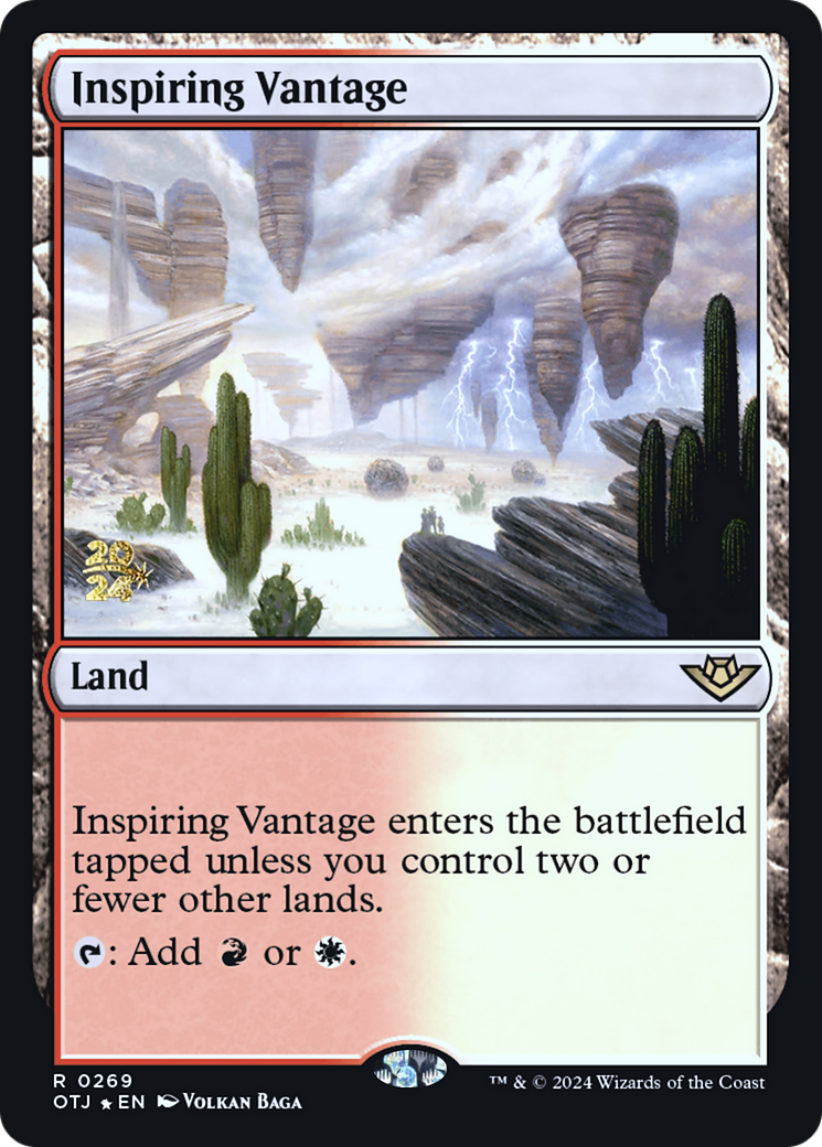 Inspiring Vantage (PRE-269S) [Outlaws of Thunder Junction Promos] Foil