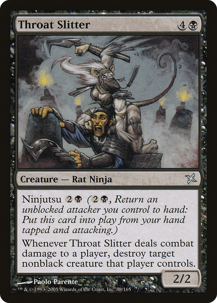 Throat Slitter (BOK-088) [Betrayers of Kamigawa] Foil