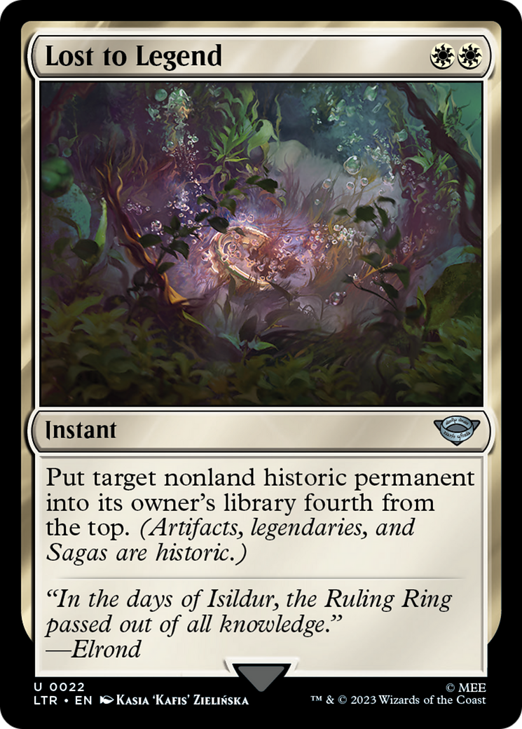 Lost to Legend (LTR-022) [The Lord of the Rings: Tales of Middle-earth] Foil
