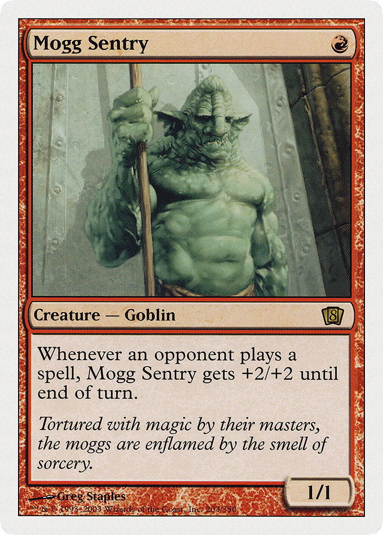 Mogg Sentry (8ED-203) [8th Edition] Foil