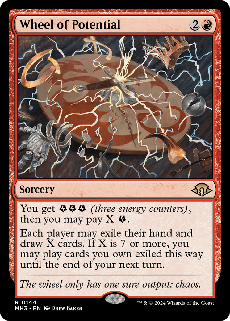 Wheel of Potential (MH3-144) [Modern Horizons 3] Foil