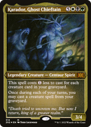 Karador, Ghost Chieftain (2X2-514) [Double Masters 2022] Etched Foil
