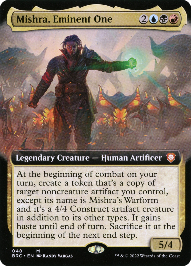 Mishra, Eminent One (Extended Art) (BRC-048) [The Brothers' War Commander]