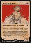 Delina, Wild Mage (AFR-317) [Adventures in the Forgotten Realms]: (Showcase) Foil