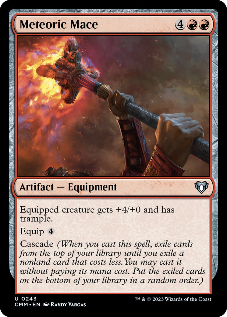 Meteoric Mace (CMM-243) [Commander Masters]