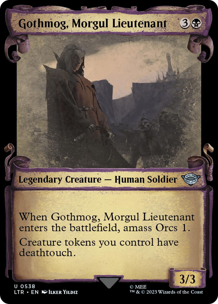 Gothmog, Morgul Lieutenant (Showcase Scrolls) (LTR-538) [The Lord of the Rings: Tales of Middle-earth]