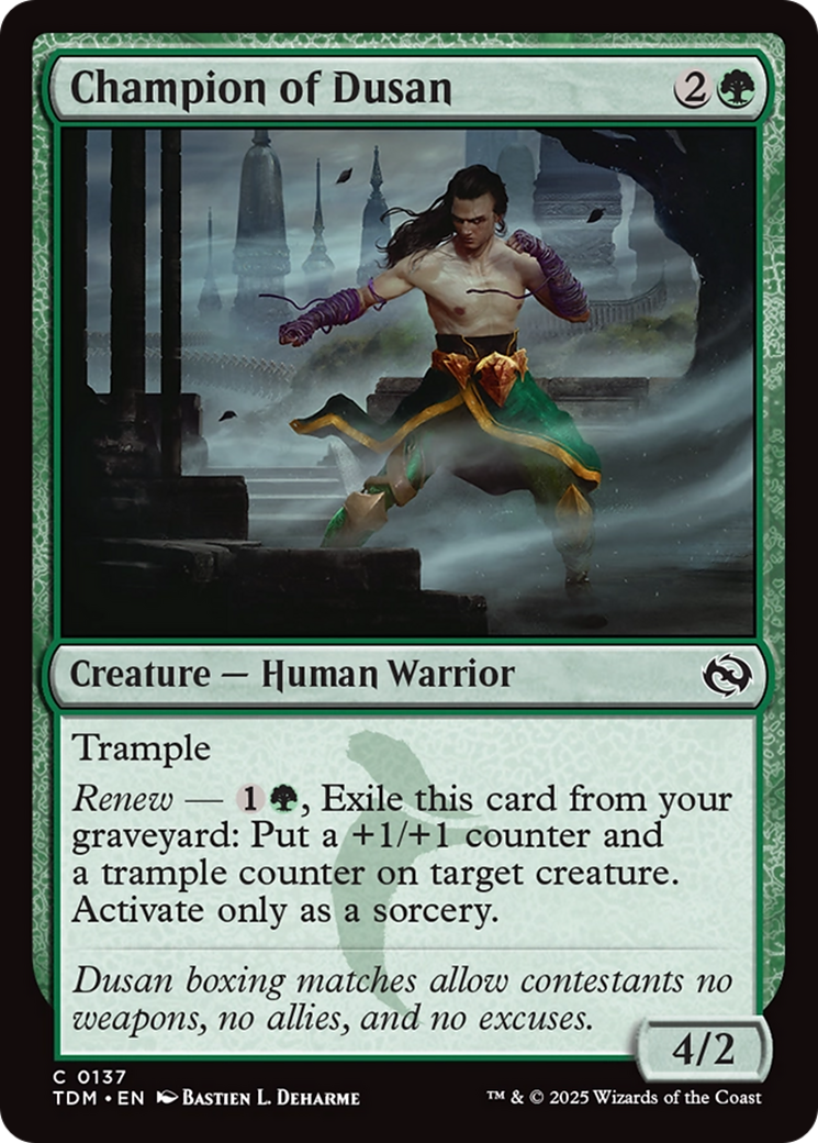 Champion of Dusan (TDM-137) [Tarkir: Dragonstorm]