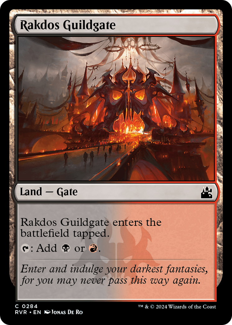 Rakdos Guildgate (RVR-284) [Ravnica Remastered] Foil