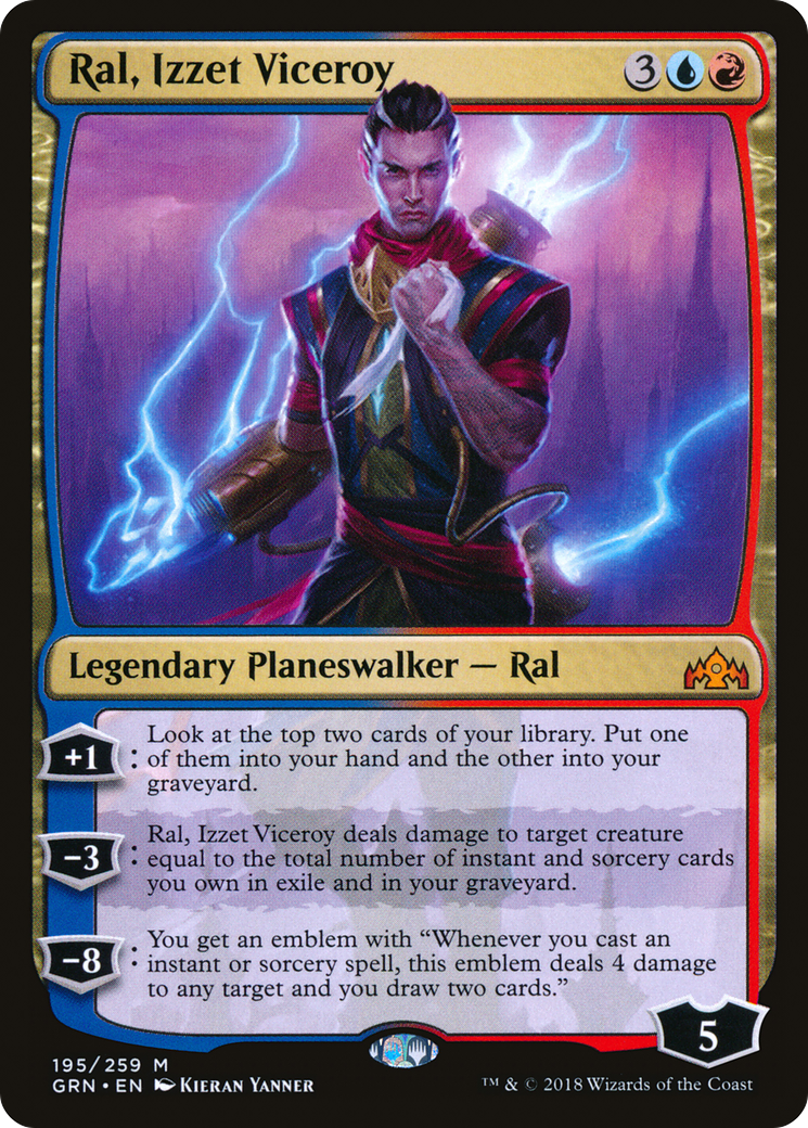 Ral, Izzet Viceroy (GRN-195) [Guilds of Ravnica] Foil