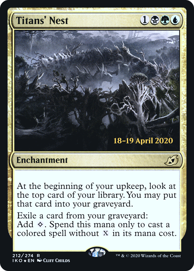Titans' Nest (PRE-212S) [Ikoria: Lair of Behemoths Promos] Foil