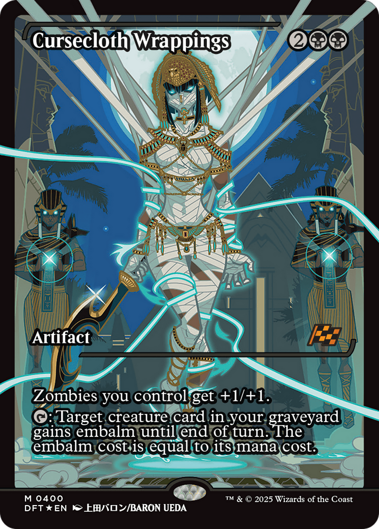 Cursecloth Wrappings (DFT-400) [Aetherdrift]: (Showcase) Foil
