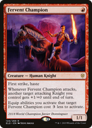 Fervent Champion (ELD-124) [Throne of Eldraine] Foil