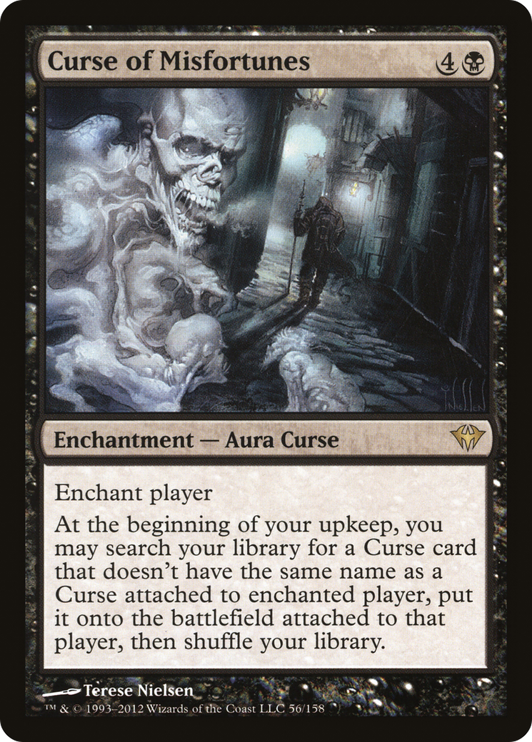 Curse of Misfortunes (DKA-056) [Dark Ascension]