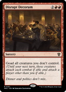Disrupt Decorum (MKC-151) [Murders at Karlov Manor Commander]