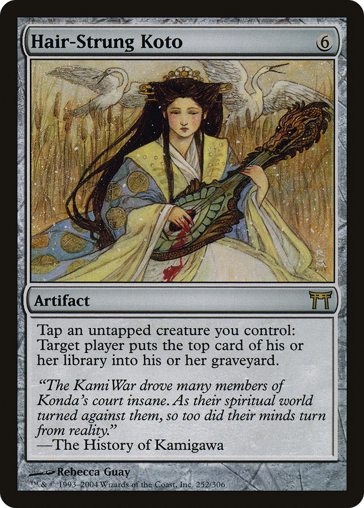 Hair-Strung Koto (CHK-252) [Champions of Kamigawa]