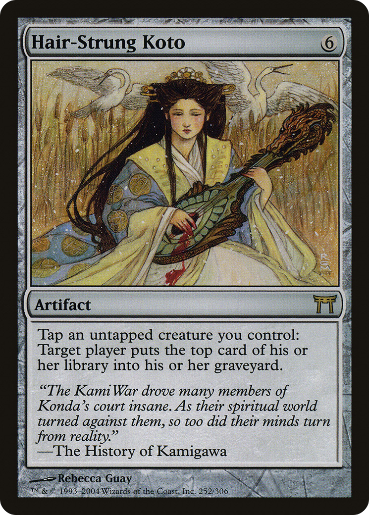 Hair-Strung Koto (CHK-252) [Champions of Kamigawa]