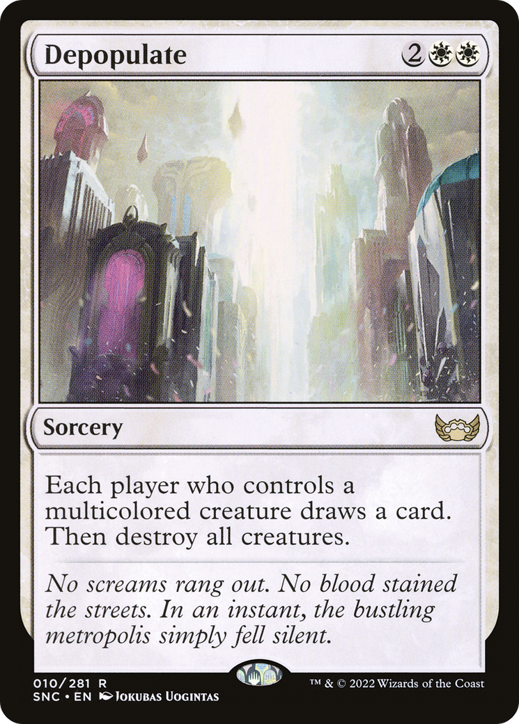 Depopulate (SNC-010) [Streets of New Capenna] Foil