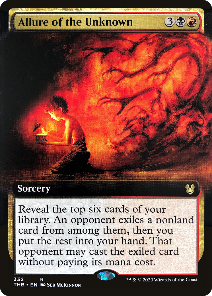 Allure of the Unknown (THB-332) [Theros Beyond Death]: (Extended Art)