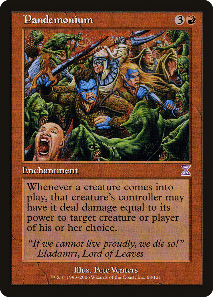 Pandemonium (TSB-068) [Time Spiral Timeshifted] Foil