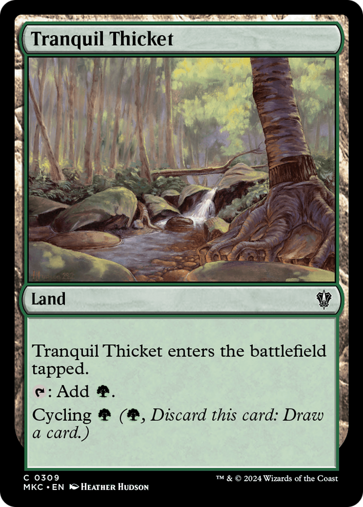 Tranquil Thicket (MKC-309) [Murders at Karlov Manor Commander]