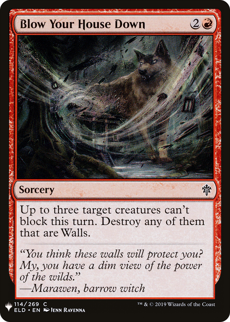 Blow Your House Down (LIST-ELD-114) [The List]