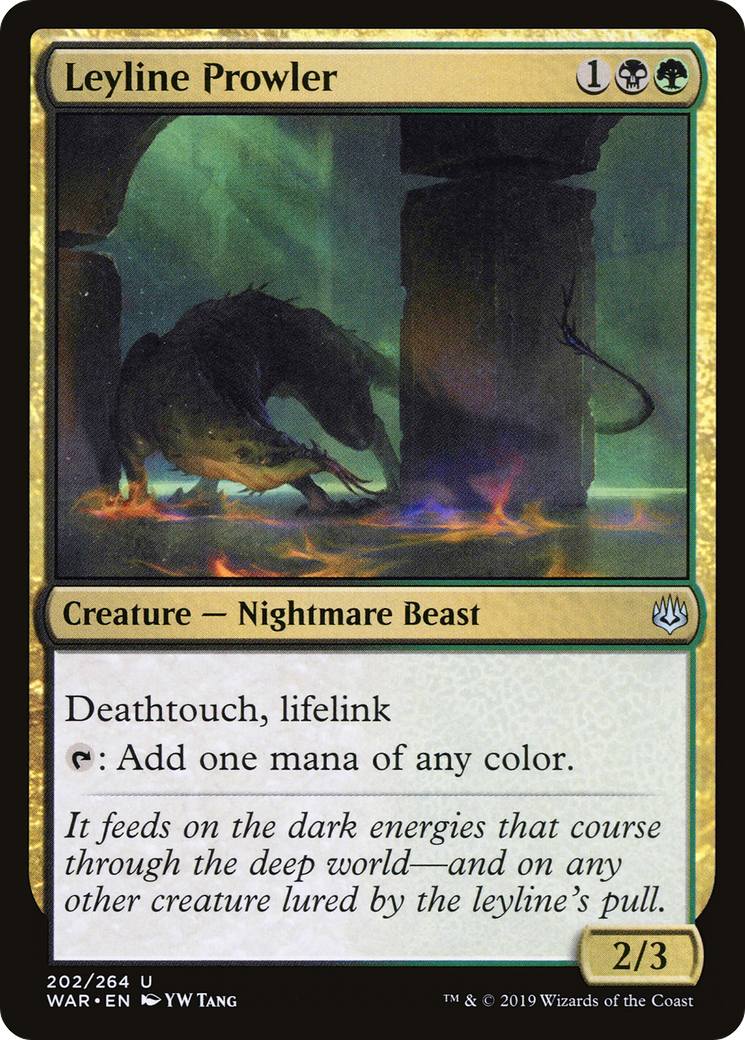 Leyline Prowler (WAR-202) [War of the Spark] Foil