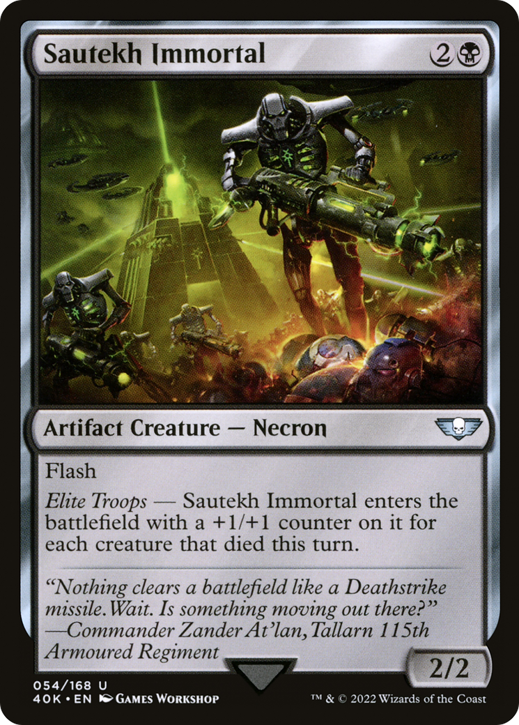 Sautekh Immortal (40K-054) [Warhammer 40,000 Commander]