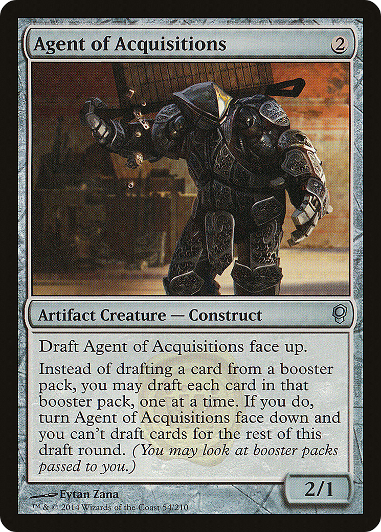 Agent of Acquisitions (CNS-054) [Conspiracy] Foil