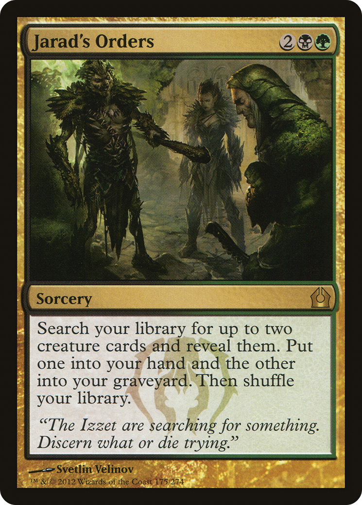 Jarad's Orders (RTR-175) [Return to Ravnica]