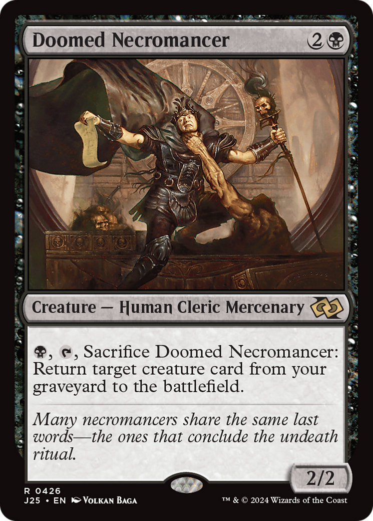 Doomed Necromancer (J25-426) [Foundations Jumpstart]