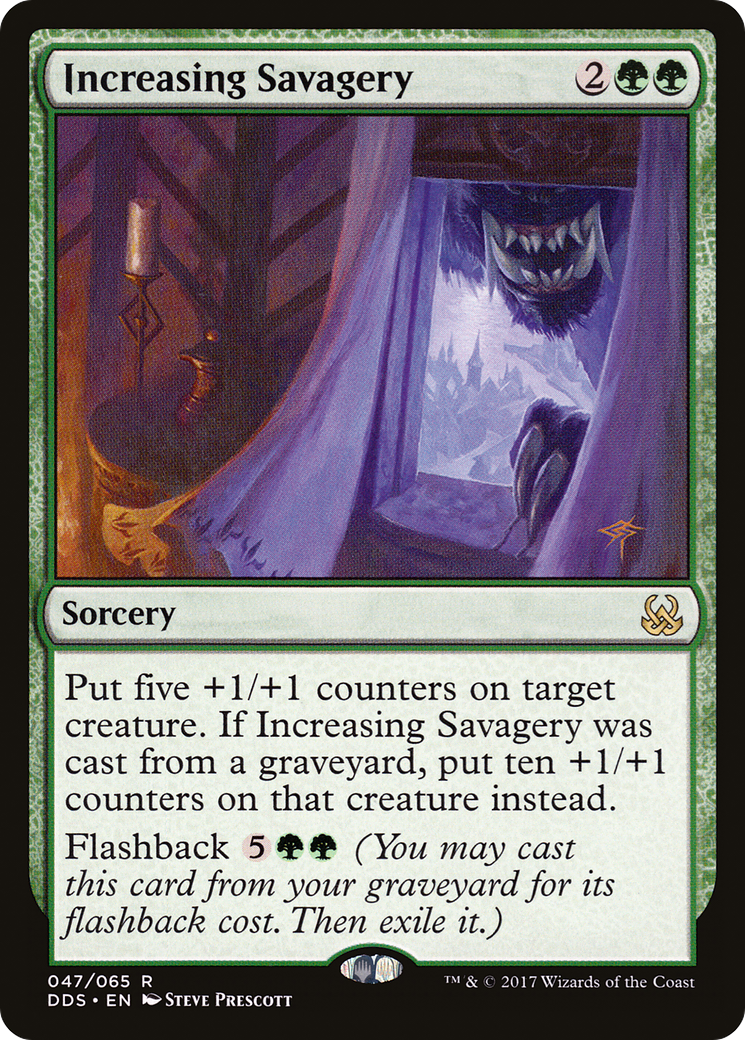 Increasing Savagery (DDS-047) [Duel Decks: Mind vs. Might]