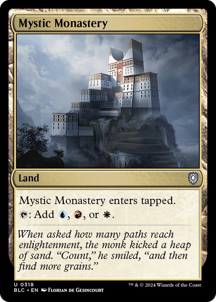 Mystic Monastery (BLC-318) [Bloomburrow Commander]