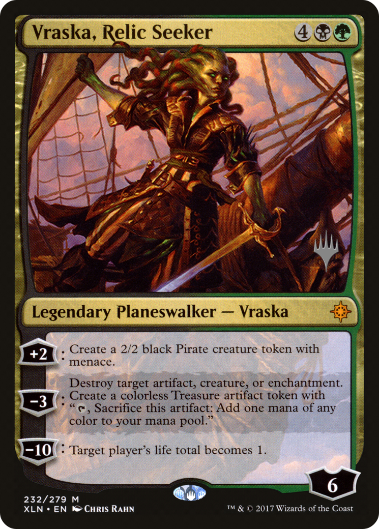 Vraska, Relic Seeker (PPM20-232P) [Ixalan Promos]