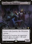 Kamber, the Plunderer (Extended Art) (VOC-057) [Crimson Vow Commander]