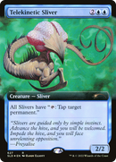 Telekinetic Sliver (SLD-627) [Secret Lair Drop]: (Extended Art) Foil