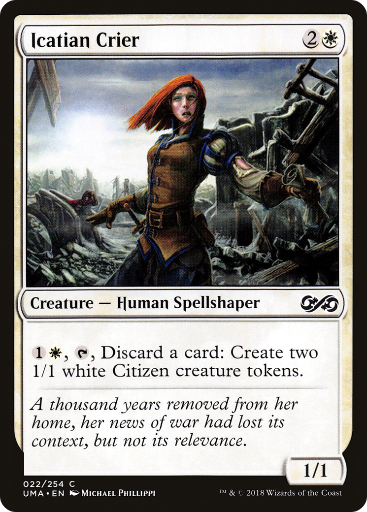 Icatian Crier (UMA-022) [Ultimate Masters]