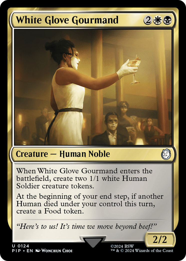 White Glove Gourmand (PIP-124) [Fallout] Foil