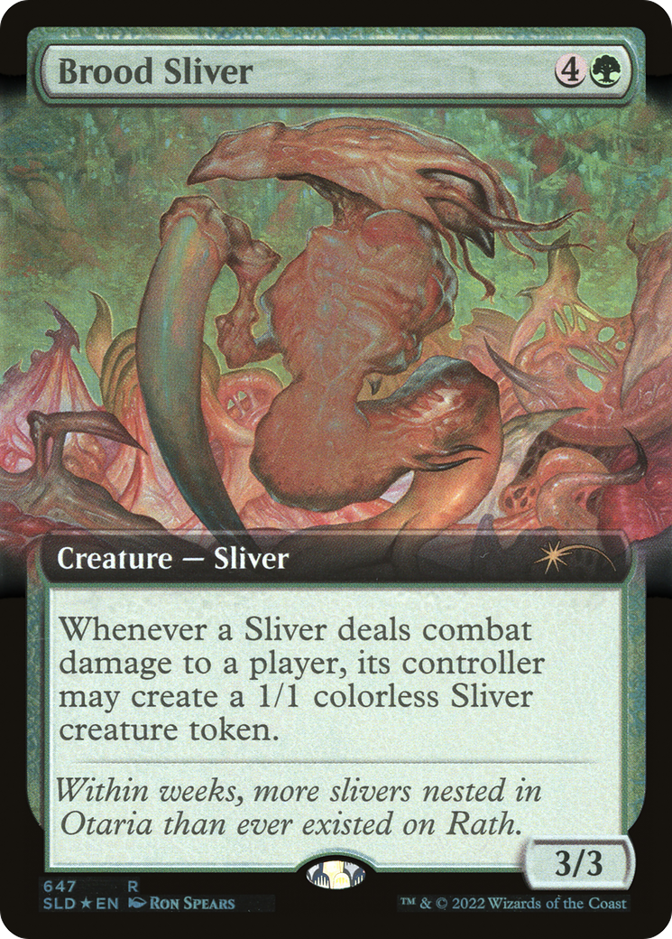 Brood Sliver (Extended Art) (SLD-647) [Secret Lair Drop] Foil