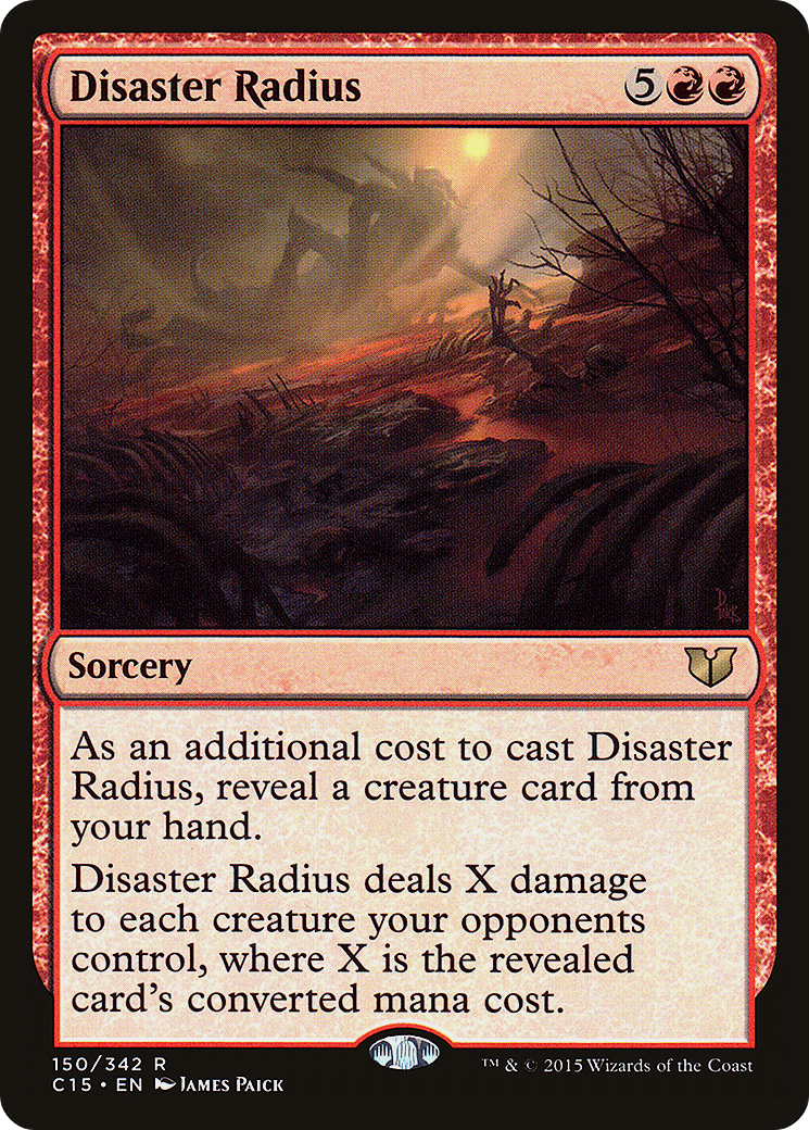 Disaster Radius (C15-150) [Commander 2015]