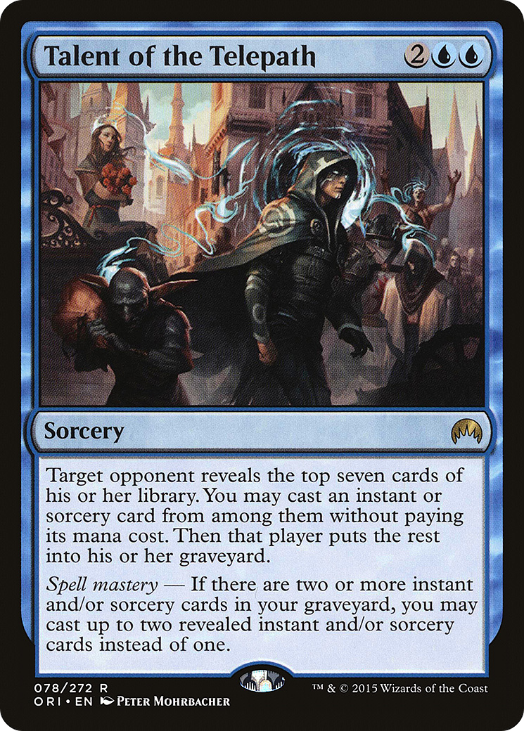 Talent of the Telepath (ORI-078) [Magic Origins] Foil