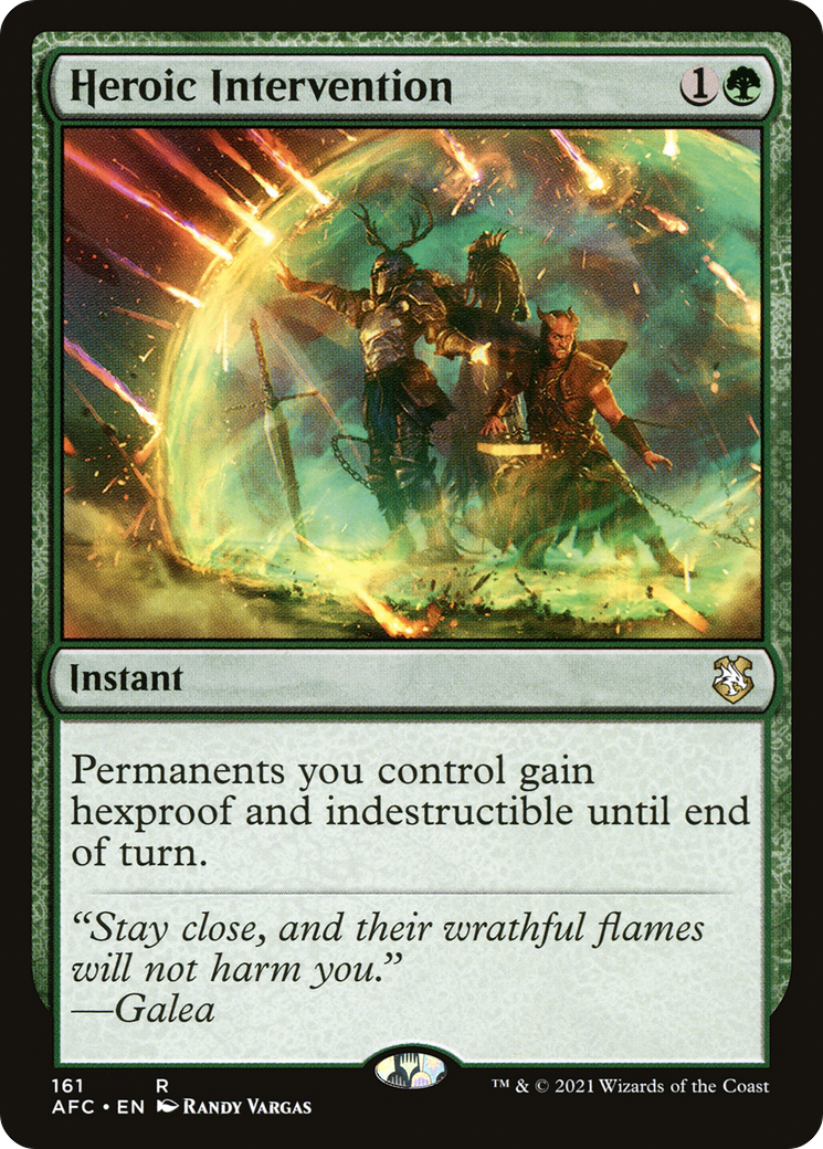 Heroic Intervention (AFC-161) [Forgotten Realms Commander]