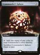 Commander's Sphere (CMR-693) [Commander Legends]: (Extended Art) Foil