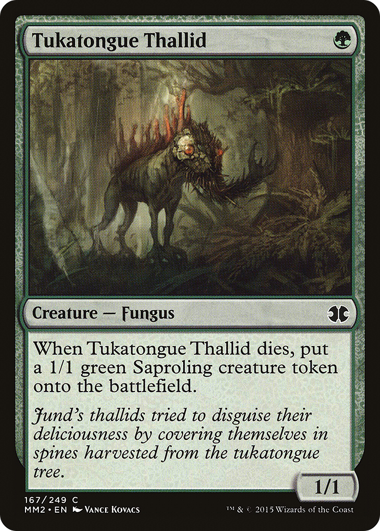 Tukatongue Thallid (MM2-167) [Modern Masters 2015] Foil