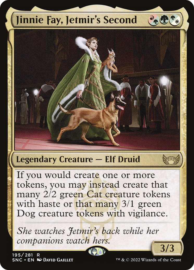 Jinnie Fay, Jetmir's Second (SNC-195) [Streets of New Capenna] Foil