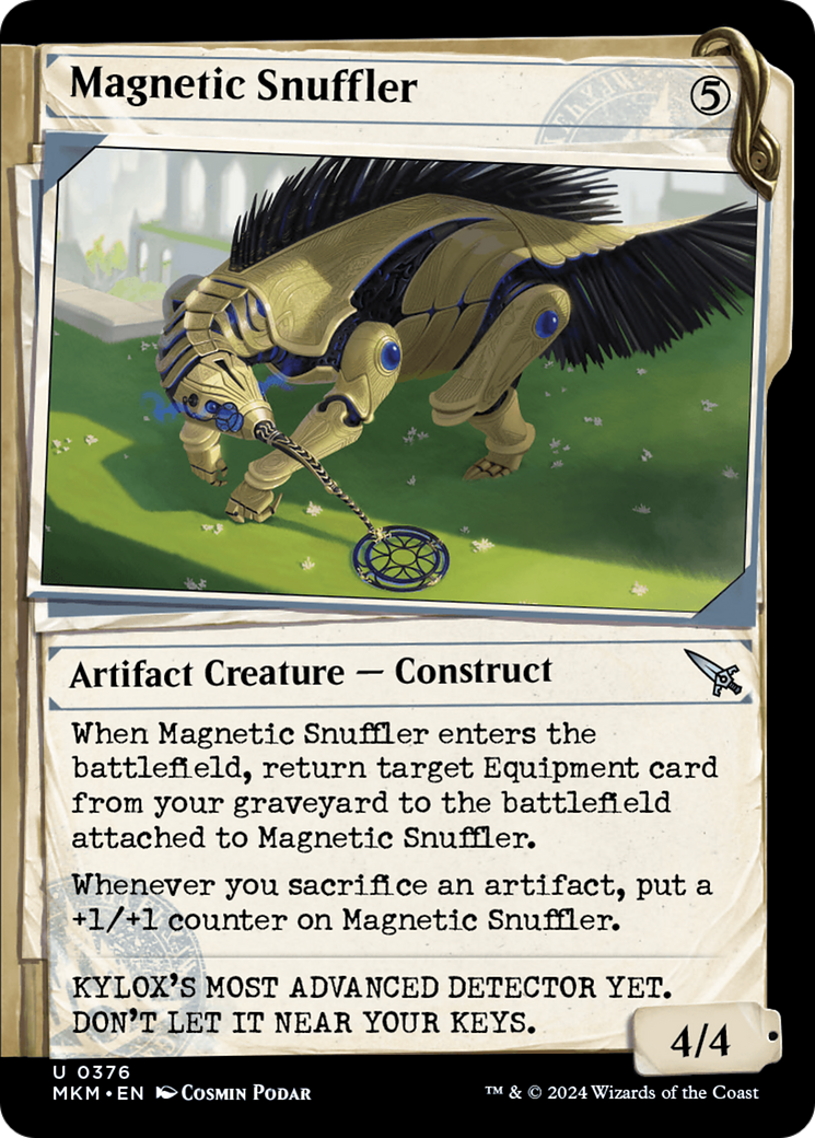 Magnetic Snuffler (MKM-376) [Murders at Karlov Manor]: (Showcase) Foil