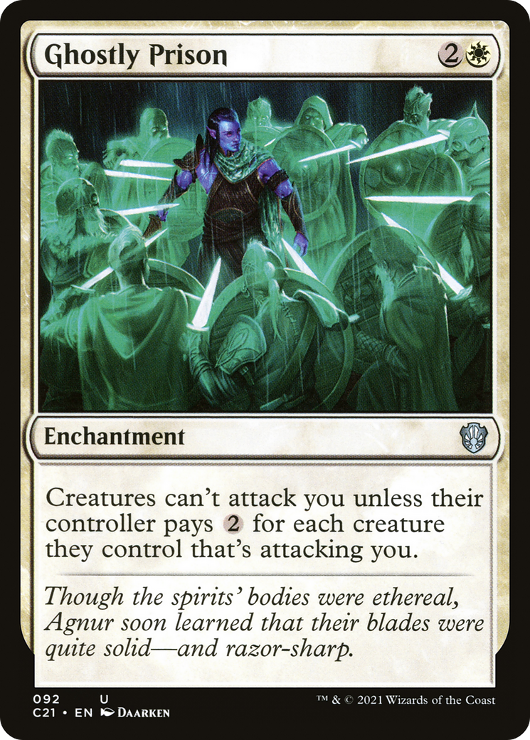 Ghostly Prison (C21-092) [Commander 2021]