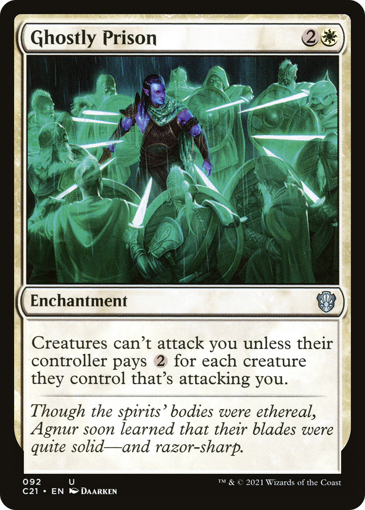 Ghostly Prison (C21-092) [Commander 2021]